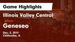 Illinois Valley Central  vs Geneseo  Game Highlights - Dec. 3, 2019