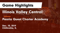 Illinois Valley Central  vs Peoria Quest Charter Academy Game Highlights - Dec. 10, 2019