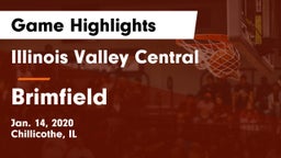 Illinois Valley Central  vs Brimfield  Game Highlights - Jan. 14, 2020
