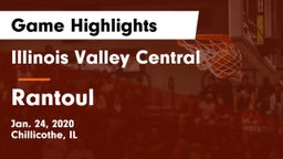 Illinois Valley Central  vs Rantoul Game Highlights - Jan. 24, 2020