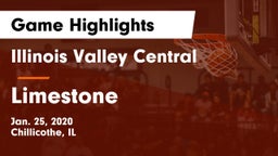 Illinois Valley Central  vs Limestone  Game Highlights - Jan. 25, 2020