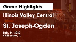 Illinois Valley Central  vs St. Joseph-Ogden  Game Highlights - Feb. 14, 2020