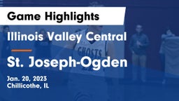 Illinois Valley Central  vs St. Joseph-Ogden  Game Highlights - Jan. 20, 2023