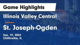 Illinois Valley Central  vs St. Joseph-Ogden  Game Highlights - Jan. 19, 2024