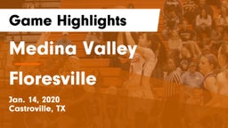 Medina Valley  vs Floresville  Game Highlights - Jan. 14, 2020