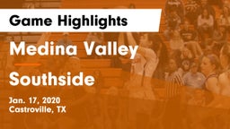 Medina Valley  vs Southside  Game Highlights - Jan. 17, 2020