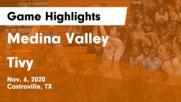 Medina Valley  vs Tivy  Game Highlights - Nov. 6, 2020