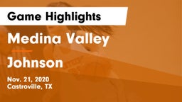 Medina Valley  vs Johnson  Game Highlights - Nov. 21, 2020