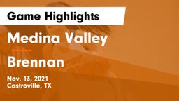 Medina Valley  vs Brennan  Game Highlights - Nov. 13, 2021