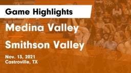 Medina Valley  vs Smithson Valley  Game Highlights - Nov. 13, 2021