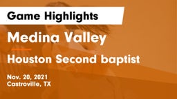 Medina Valley  vs Houston Second baptist Game Highlights - Nov. 20, 2021