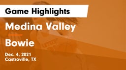 Medina Valley  vs Bowie  Game Highlights - Dec. 4, 2021