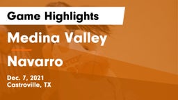 Medina Valley  vs Navarro  Game Highlights - Dec. 7, 2021
