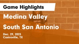 Medina Valley  vs South San Antonio  Game Highlights - Dec. 29, 2023