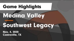 Medina Valley  vs Southwest Legacy  Game Highlights - Nov. 4, 2020