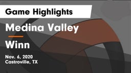 Medina Valley  vs Winn  Game Highlights - Nov. 6, 2020