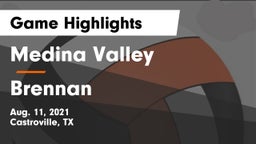 Medina Valley  vs Brennan  Game Highlights - Aug. 11, 2021