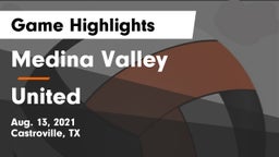 Medina Valley  vs United  Game Highlights - Aug. 13, 2021