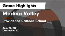 Medina Valley  vs Providence Catholic School Game Highlights - Aug. 20, 2021