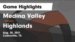 Medina Valley  vs Highlands  Game Highlights - Aug. 20, 2021