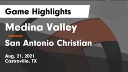 Medina Valley  vs San Antonio Christian  Game Highlights - Aug. 21, 2021