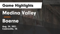 Medina Valley  vs Boerne  Game Highlights - Aug. 24, 2021