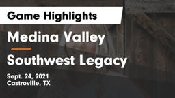 Medina Valley  vs Southwest Legacy  Game Highlights - Sept. 24, 2021