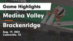 Medina Valley  vs Brackenridge  Game Highlights - Aug. 19, 2022