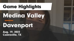 Medina Valley  vs Davenport  Game Highlights - Aug. 19, 2022