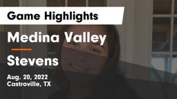 Medina Valley  vs Stevens  Game Highlights - Aug. 20, 2022