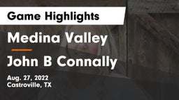 Medina Valley  vs John B Connally  Game Highlights - Aug. 27, 2022