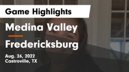 Medina Valley  vs Fredericksburg  Game Highlights - Aug. 26, 2022