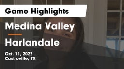 Medina Valley  vs Harlandale  Game Highlights - Oct. 11, 2022