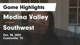 Medina Valley  vs Southwest  Game Highlights - Oct. 28, 2022