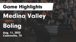 Medina Valley  vs Boling  Game Highlights - Aug. 11, 2023