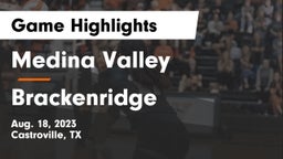 Medina Valley  vs Brackenridge  Game Highlights - Aug. 18, 2023