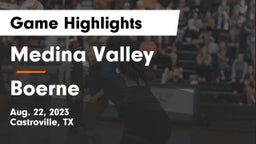 Medina Valley  vs Boerne  Game Highlights - Aug. 22, 2023