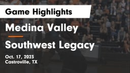 Medina Valley  vs Southwest Legacy  Game Highlights - Oct. 17, 2023