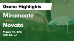 Miramonte  vs Novato  Game Highlights - March 10, 2020