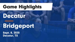 Decatur  vs Bridgeport  Game Highlights - Sept. 8, 2020