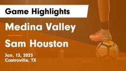Medina Valley  vs Sam Houston  Game Highlights - Jan. 13, 2023