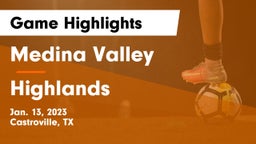 Medina Valley  vs Highlands  Game Highlights - Jan. 13, 2023