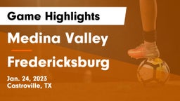 Medina Valley  vs Fredericksburg  Game Highlights - Jan. 24, 2023
