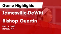 Jamesville-DeWitt  vs Bishop Guertin  Game Highlights - Feb. 1, 2020