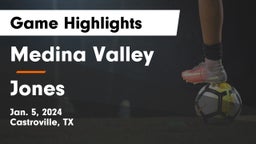 Medina Valley  vs Jones  Game Highlights - Jan. 5, 2024