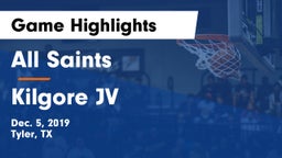 All Saints  vs Kilgore JV Game Highlights - Dec. 5, 2019