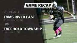 Recap: Toms River East  vs. Freehold Township  2015