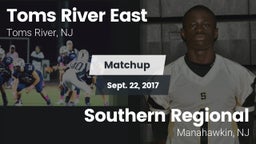 Matchup: Toms River East vs. Southern Regional  2017