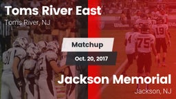 Matchup: Toms River East vs. Jackson Memorial  2017
