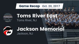 Recap: Toms River East  vs. Jackson Memorial  2017